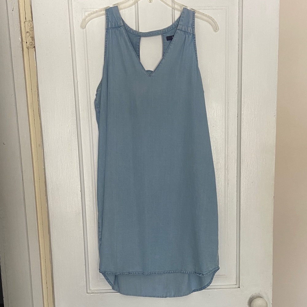 Gap Chambray Sleeveless Dress